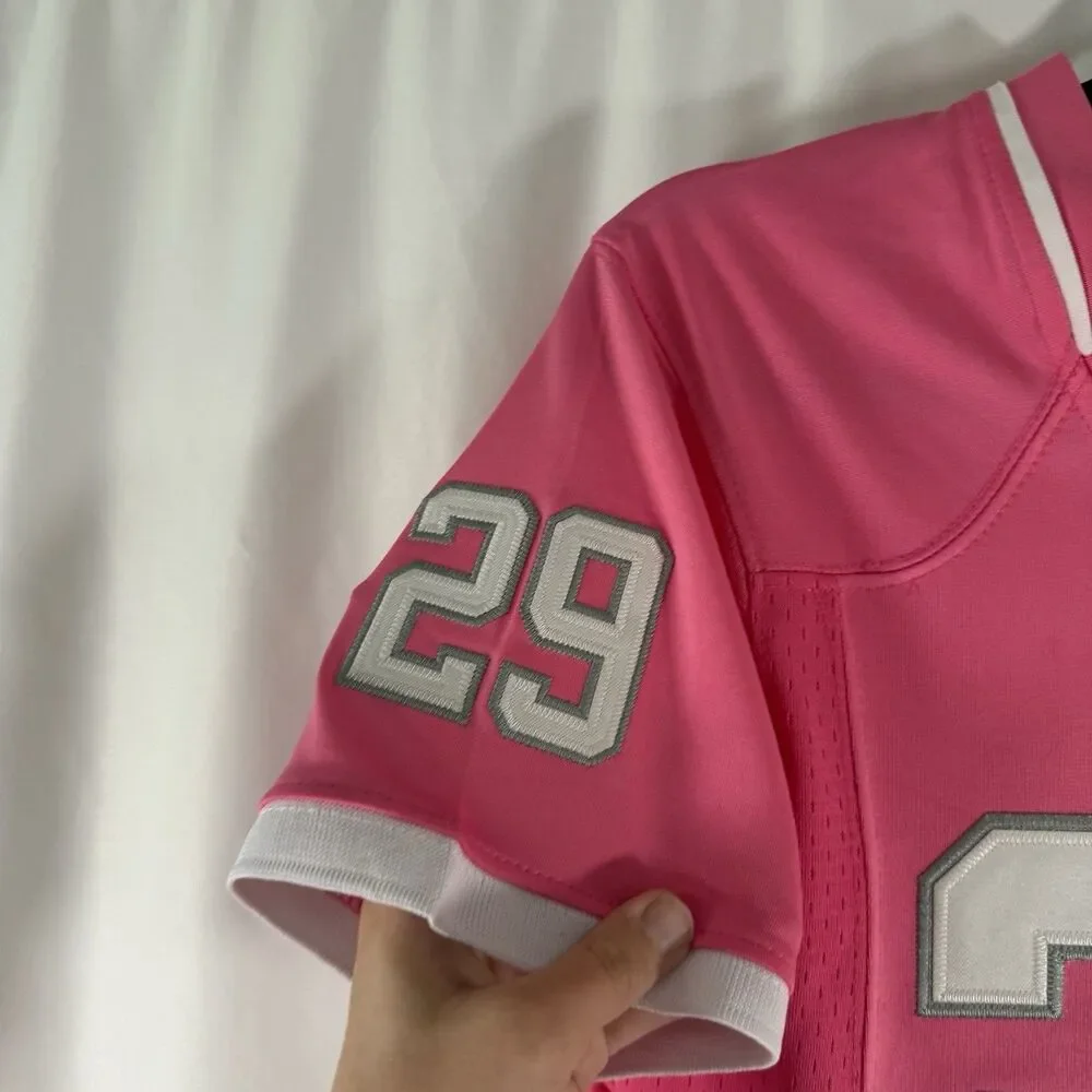 Eric Berry # 29 Kansas City Chiefs Jersey Women's Medium Pink Nike Short Sleeve